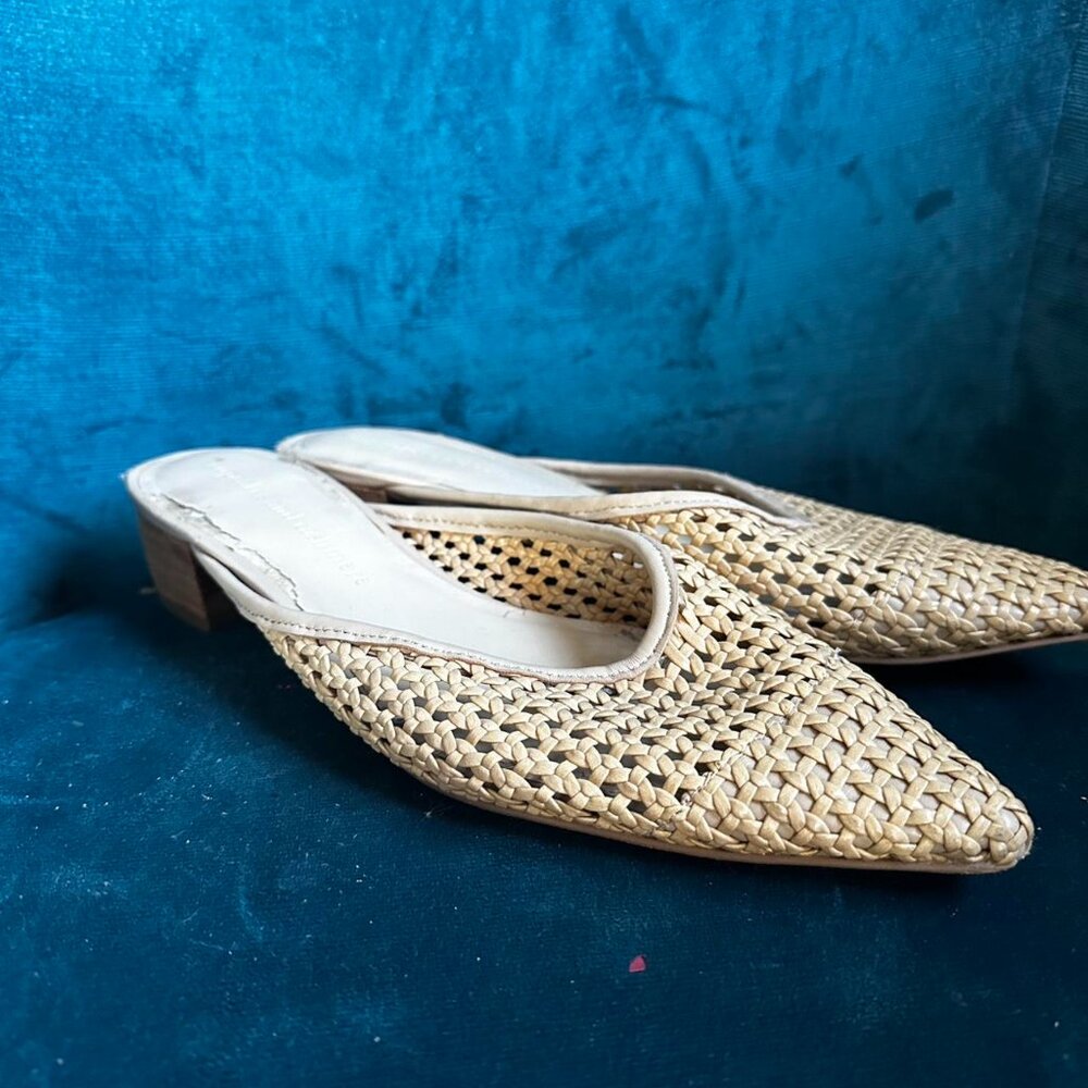 Cupcakes And Cashmere Tan Mules